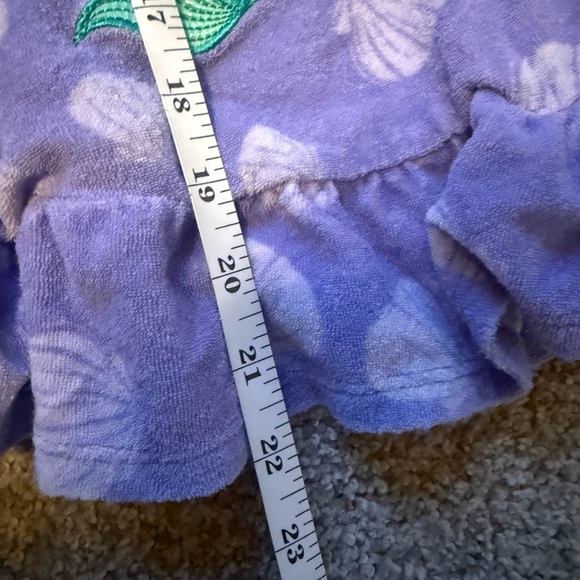 Disney beach bathing suit swim cover-up - little mermaid purple 5 / 6 - Picture 4 of 4